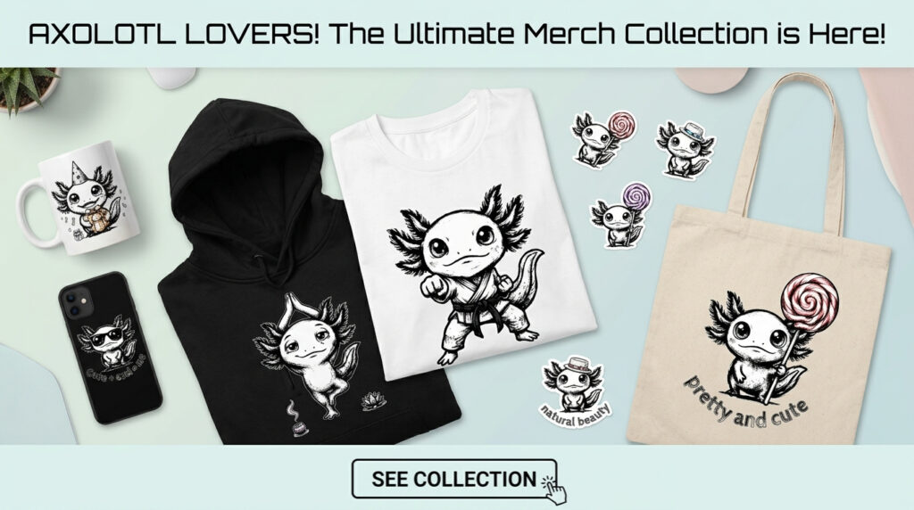 Axolotl Merch by Litau on Spreadshirt